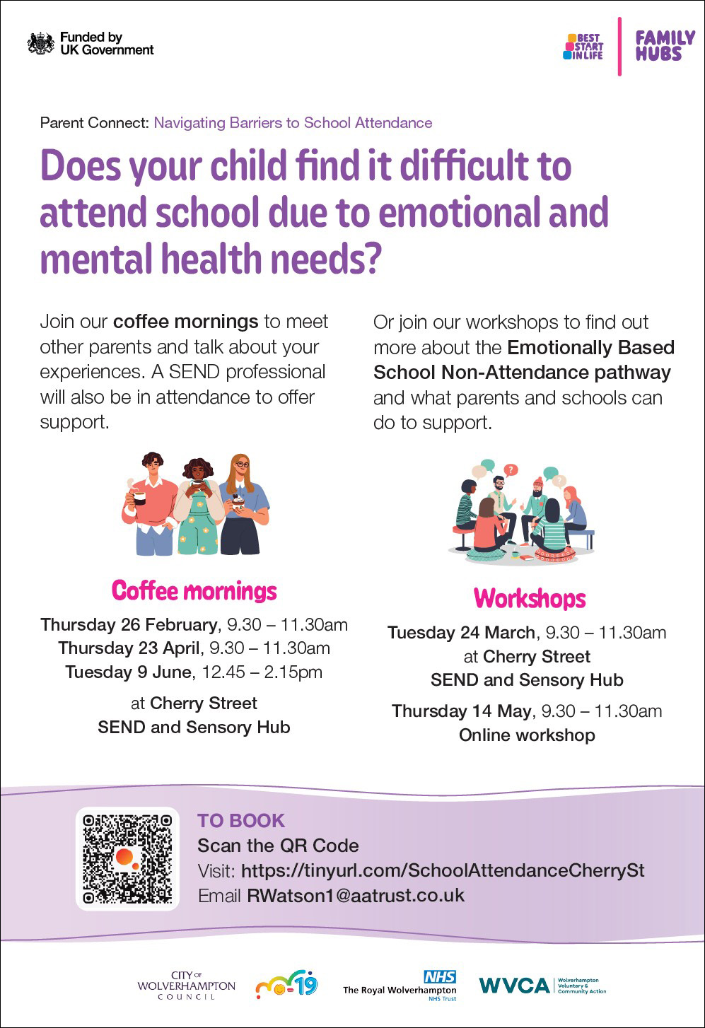Emotionally Based School Non-Attendance (EBSNA) pathway events