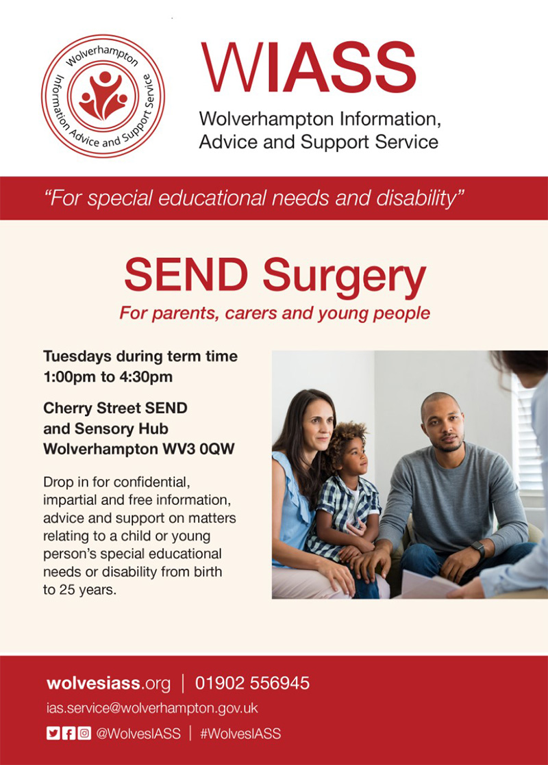 SEND Surgery Cherry street flyer